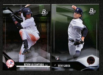 2021 Bowman Platinum:  Kevin Alcantara & Devi Garcia {RC}