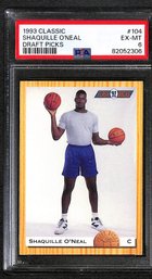 1993 Classic:  Shaquille O'Neal...RC -Draft Picks - PSA 6 {excellent-Mint}
