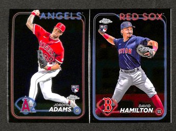 2024 Topps Chrome:  Jordyn Adams {RC} & David Hamiliton {RC}