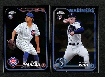 2024 Bowman:  Shota Imaga {RC} & Brian Woo {RC}