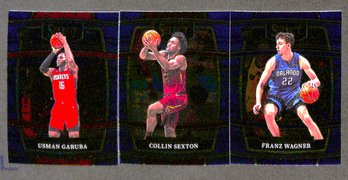 2021-22 Panini Select:  Usman Garcia {RC}, Collin Sexton & Franz Wagner {RC}