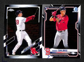 2021 Bowman Chrome & Topps Chrome:  Bobby Dalbec {2-Card Rookie Lot}