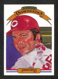 1982 Donruss - Diamond Kings:  Johnny Bench