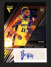 2022-23 Panini Flux:  Blake Wesley {Certified Autograph}