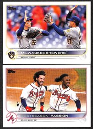 2022 Topps:  Washington & Atlanta Team Cards