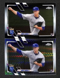 2024 Topps Chrome:  Brady Singer {RC - Mojo Refractor}