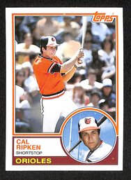 1983 Topps:  Cal Ripken, Jr. {2nd Year Card}