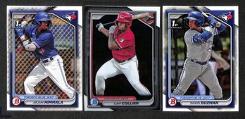 2024 Bowman:  Arjun Nimmala {1st},  Cam Collier & David Guzman {1st}