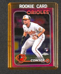 2024 Topps Chrome:  Colton Cowser {RC -Pink Parallel}