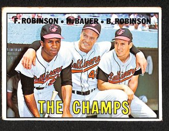 1967 Topps:  Baltimore Orioles Champs Card