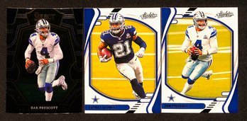 2021 Panini Absolute & 2022 Panini Select:  Dak Prescott & Ezekial Elliott