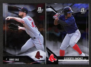 2021 Bowman Platinum:  Chris Sale & Gilberto Jimenez