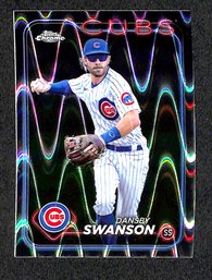 2024 Topps Chrome:  Dansby Swanson {Raywave Parallel}