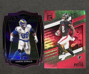 2020 Panini Select & 2022 Donruss Elite:  Aaron Donald & Kyle Pitts