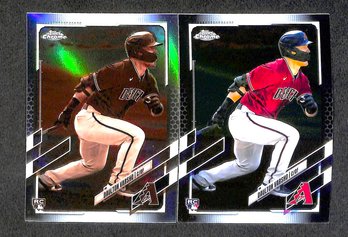 2021 Topps:  Daulton Varsho {2 X RC & 1 X Sepia}