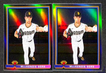 2021 Bowman:  MacKenzie Gore {2-Card Lot}