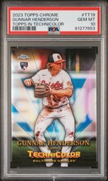 2023 Topps Chrome: Gunnar Henderson {Rookie Card} - PSA 10 'Gem Mint'