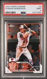 2023 Topps Chrome: Gunnar Henderson {Rookie Card} - PSA 9 'Mint'