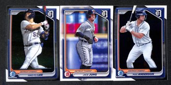 2024 Bowman:  Hao-Yu Lee, Jace Jung & Max Anderson