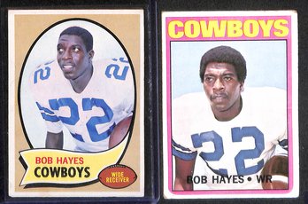 1970 & 1972 Topps:  Bob Hayes {2-Card Lot}