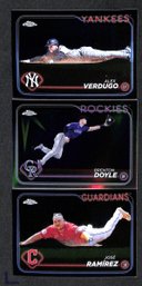 2024 Topps Chrome:  Alex Verdugo, Brenton Doyle  & Jose Ramirez