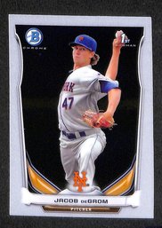 2014 Topps Chrome:  Jacob DeGrom {1st}