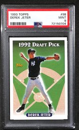 1993 Topps:  Derek Jeter 'Rookie Card' - PSA 9 'Mint'