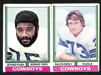 1974 Topps:  Jethro Pugh & Ralph Neely