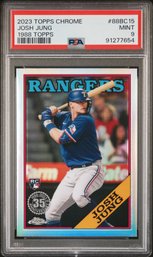 2023 Topps Chrome: Josh Jung {Rookie Card} - PSA 9 'Mint'