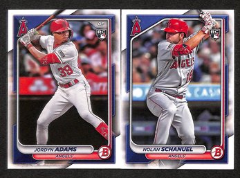 2024 Bowman:  Jordyn Adams {RC} & Nolan Schanuel {RC}