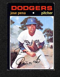 1971 Topps:  Jose Pena {Short Print}