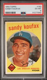 1959 Topps:  Sandy Koufax - PSA 6 {EX-MT}...Excellent Mint