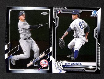 2021 Topps Chrome:  Luke Voit & Deivi Garcia