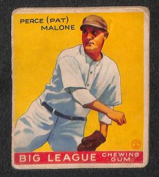 1933 Topps:  Perce (Pat) Malone