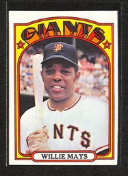 1972 Topps:  Willie Mays