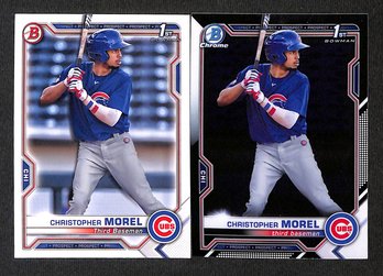 2023 Bowman:  Christopher Morel {2-Card '1st Lot'}