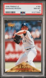 1996 Pinnacle:  Mariano Rivera {Rookie Card} - PSA 8 {NM-MT}