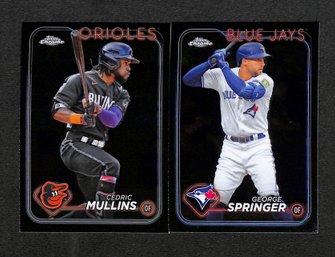 2024 Topps Chrome:  Cedric Mullins & George Springer