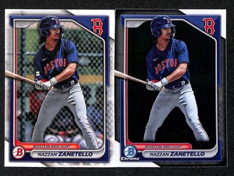 2024 Bowman:  Nazzan Zanetello {2-card Lot}