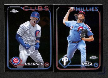 2024 Topps Chrome:  Nico Hoerner & Aaron Nola