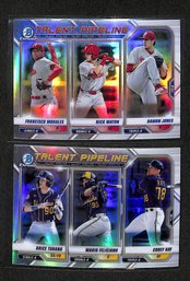 2021 Bowman Chrome:  Philadelphia Phillies & Milwaukee Brewers Talent Pipeline