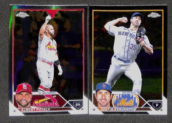 2023 Topps Chrome:  Albert Pujols & Justin Verlander