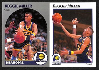 1990 & 1991 NBA Hoops:  Reggie Miller