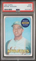 1969 Topps: Reggie Jackson {Rookie Card} - PSA 4 {VG/EX}