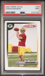 2005 Topps Total: Aaron Rogers {Rookie Card} - PSA 9 Mint