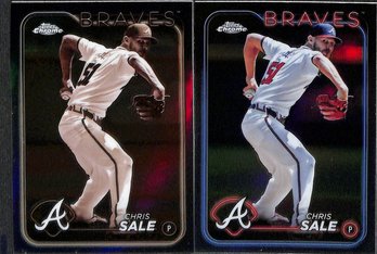 2024 Topps Chrome: Chris Sale {2-Card Lot...1 Sephia}