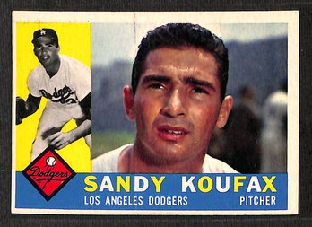 1960 Topps:  Sandy Koufax