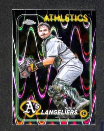 2024 Topps Chrome:  Shea Langeliers {Raywave Parallel}