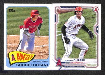 2021 Topps & Bowman:  Shohei Ohtani