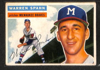 1956 Topps:  Warren Spahn